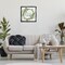 Stupell Industries Happy Place Wreath Framed Floater Canvas Wall Art Design by Anne Bailey